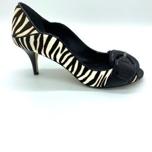 NWT Max Studio Maldives zebra print pumps